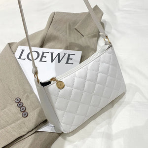 Embroidered Crossbody Bag with Chain Strap