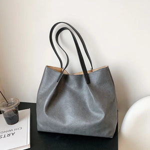 Summer Lazy Tote Bag Large-capacity One-shoulder Handbag