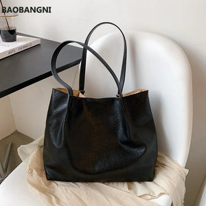 Summer Lazy Tote Bag Large-capacity One-shoulder Handbag