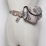 Mini Pockets Ladies PU Leather Waist Belt Bag Women Mini Disco Waist Pack