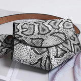 Mini Pockets Ladies PU Leather Waist Belt Bag Women Mini Disco Waist Pack