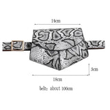 Mini Pockets Ladies PU Leather Waist Belt Bag Women Mini Disco Waist Pack
