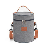 Portable Insulation Bag Aluminum Foil Lunch Bag Fresh-keeping Picnic Sac A Dos