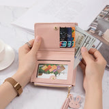 Short Fringe Student Wallet Multi-card Purse Female Anti-demagnetization
