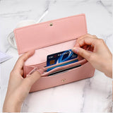Women Purse Long Pure Multi-functional Large Capacity Wallet
