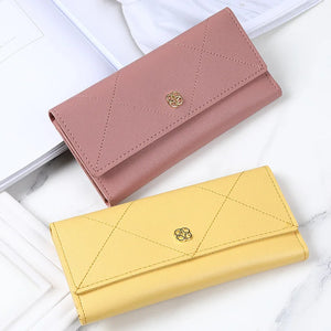 Women Purse Long Pure Multi-functional Large Capacity Wallet