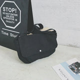 Vintage Canvas Shoulder Bag for Women Large Capacity Crossbody Messenger Bag