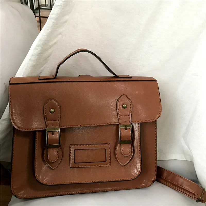 Vintage Women Backpacks Preppy Style Student Backpack Multi-functional Female Sh