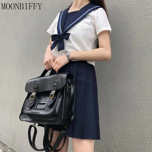 Vintage Women Backpacks Preppy Style Student Backpack Multifunctional