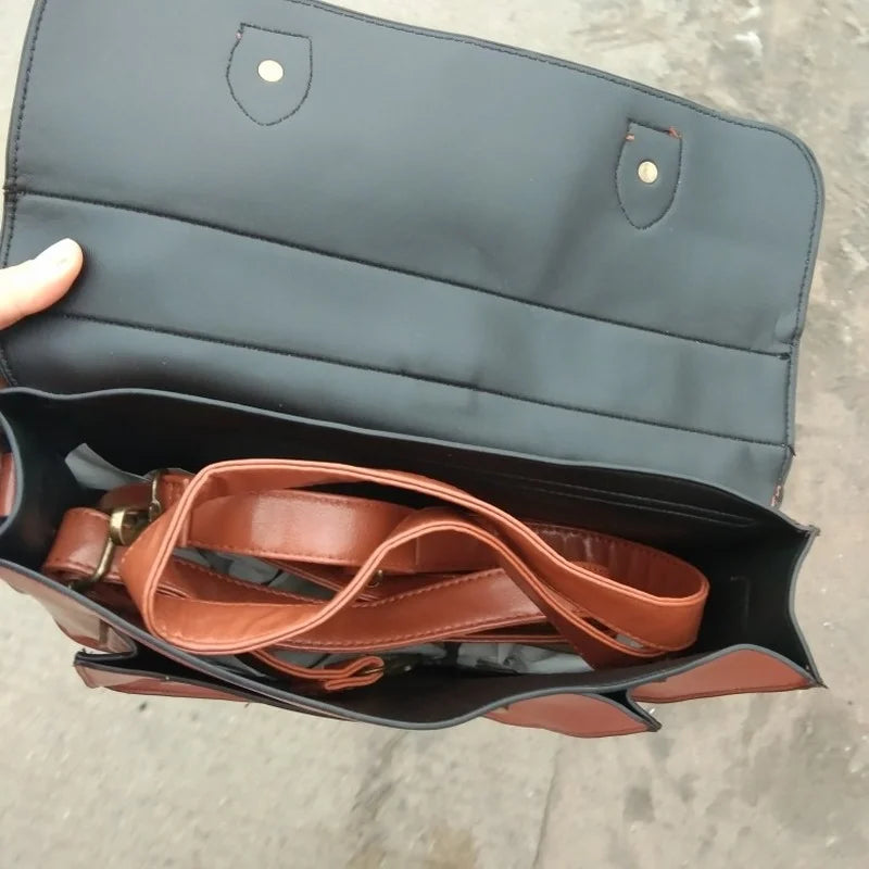 Vintage Women Backpacks Preppy Style Student Backpack Multifunctional