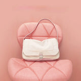 Women Bag Solid Nylon Satchels LOCK Casual Shoulder Bags Handbags Tote Bag