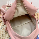 Women Canvas Backpack Female Shoulder Bag Casual College Student Messenger Bags