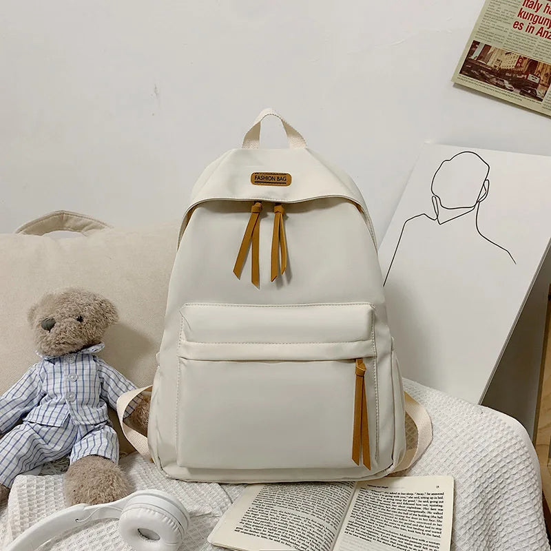 Nylon Backpacks Preppy Style School Bags for Teenage Girls