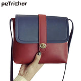 Small Leather Shoulder Bag for Women Crossbody Messenger Zipper&Hasp