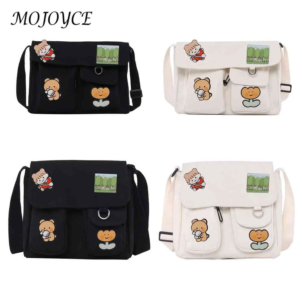 Canvas Crossbody Shoulder Bag for Women Outdoor Traveling