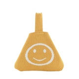 Wool Smiling Face Handbag Ins Knitting Casual Handbag