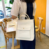Japanese Style Canvas Tote Bag for Women Large Capacity