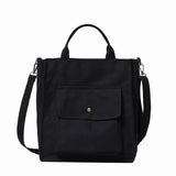 Japanese Style Canvas Tote Bag for Women Large Capacity