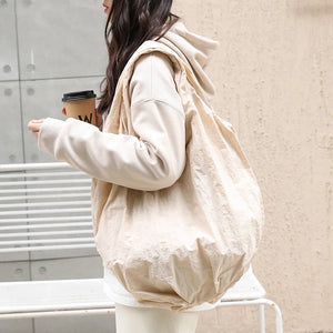 Vintage Casual Pleated Cloud Bag Nylon Handbag