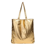 Casual Vintage Tinfoil Handbag Nylon Shoulder Bag