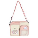 Vintage Small Shoulder Bag for Women, Transparent Messenger Bag