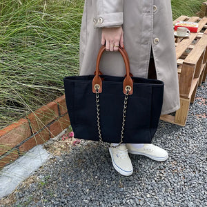 Canvas Occupational Commuting Shoulder Bag