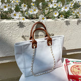 Canvas Occupational Commuting Shoulder Bag