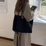 Canvas Occupational Commuting Shoulder Bag