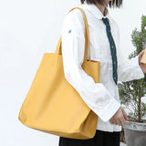 Litchi Pattern Tote Bag, Large Capacity Handbag, Single Shoulder Bag