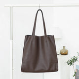 Litchi Pattern Tote Bag, Large Capacity Handbag, Single Shoulder Bag