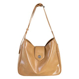 Retro Wax Leather One-Shoulder Tote Bag