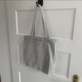One-shoulder Retro Canvas Shopping Bag