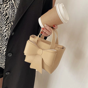 Bow Knot Portable Women's Bag Small Cross Body Bag