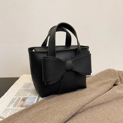 Bow Knot Portable Women's Bag Small Cross Body Bag