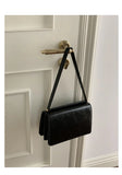 Retro PU Leather Single-Shoulder Bag French Organ Bag for Women