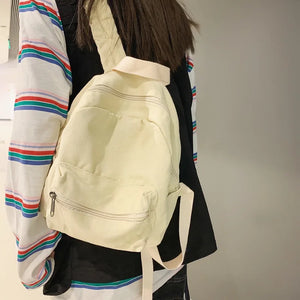 Vintage Canvas Backpack for College Students