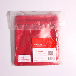 Concert Canvas Crossbody Mini Bag - Red