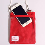 Concert Canvas Crossbody Mini Bag - Red