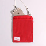Concert Canvas Crossbody Mini Bag - Red