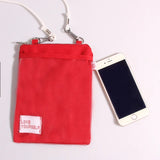 Concert Canvas Crossbody Mini Bag - Red