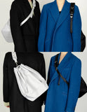 Women Drawstring Backpack Girls School Bucket Shoulder Bags