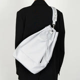 Women Drawstring Backpack Girls School Bucket Shoulder Bags