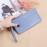 Korean-style Zip Clutch Purse Wallet WOMEN'S Long Large Capacity
