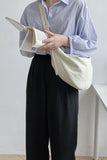 Canvas Shoulder Bag Messenger Bag Daily Commuter Bag