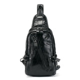 Men's Chest Bag Travel Shoulder Backpack Cycling Straddle Bag