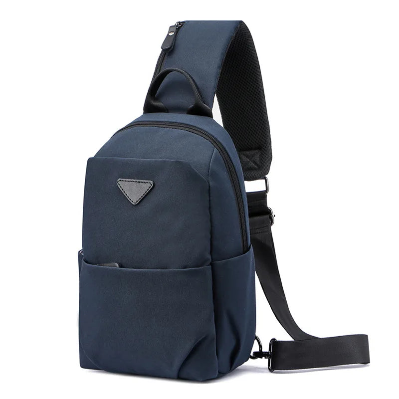 Retro Waterproof Men's Chest Bag