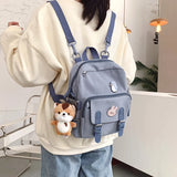 Waterproof Nylon Mini Backpack for Girls, Multifunctional and Foldable