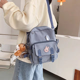 Waterproof Nylon Mini Backpack for Girls, Multifunctional and Foldable