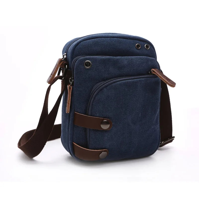 Canvas Shoulder Bag Men's Messenger Travel Bag