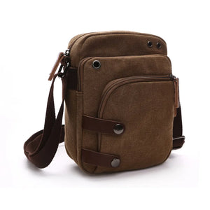 Canvas Shoulder Bag Men's Messenger Travel Bag
